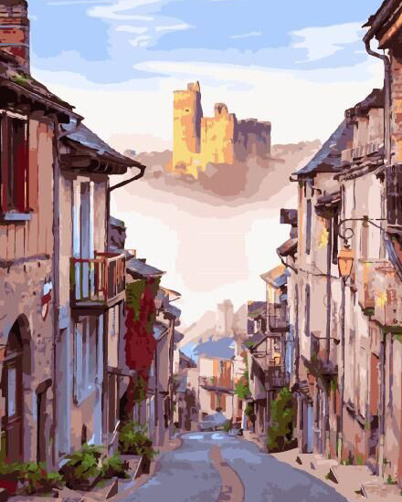 Картина по номерам Brushme Улочка старого города (GX29242)