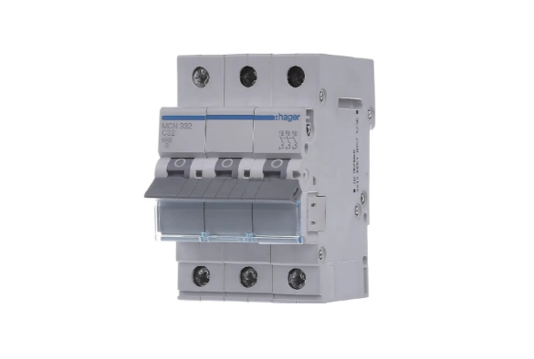 Автоматический выключатель Hager 3P 6kA C-32A (27132808)