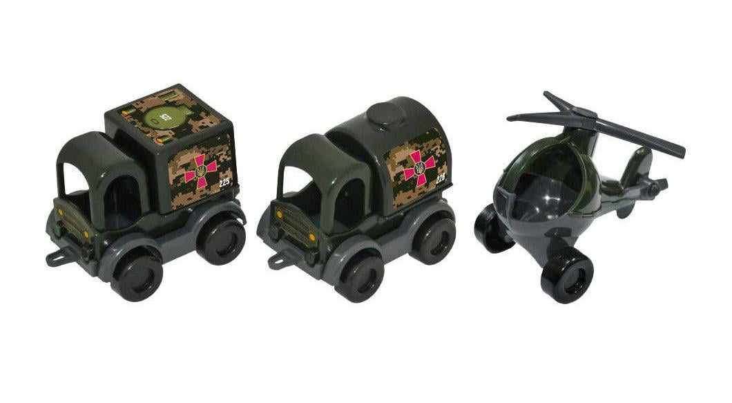 Набор машинок Kid cars Военная техника 3 шт. (206352)