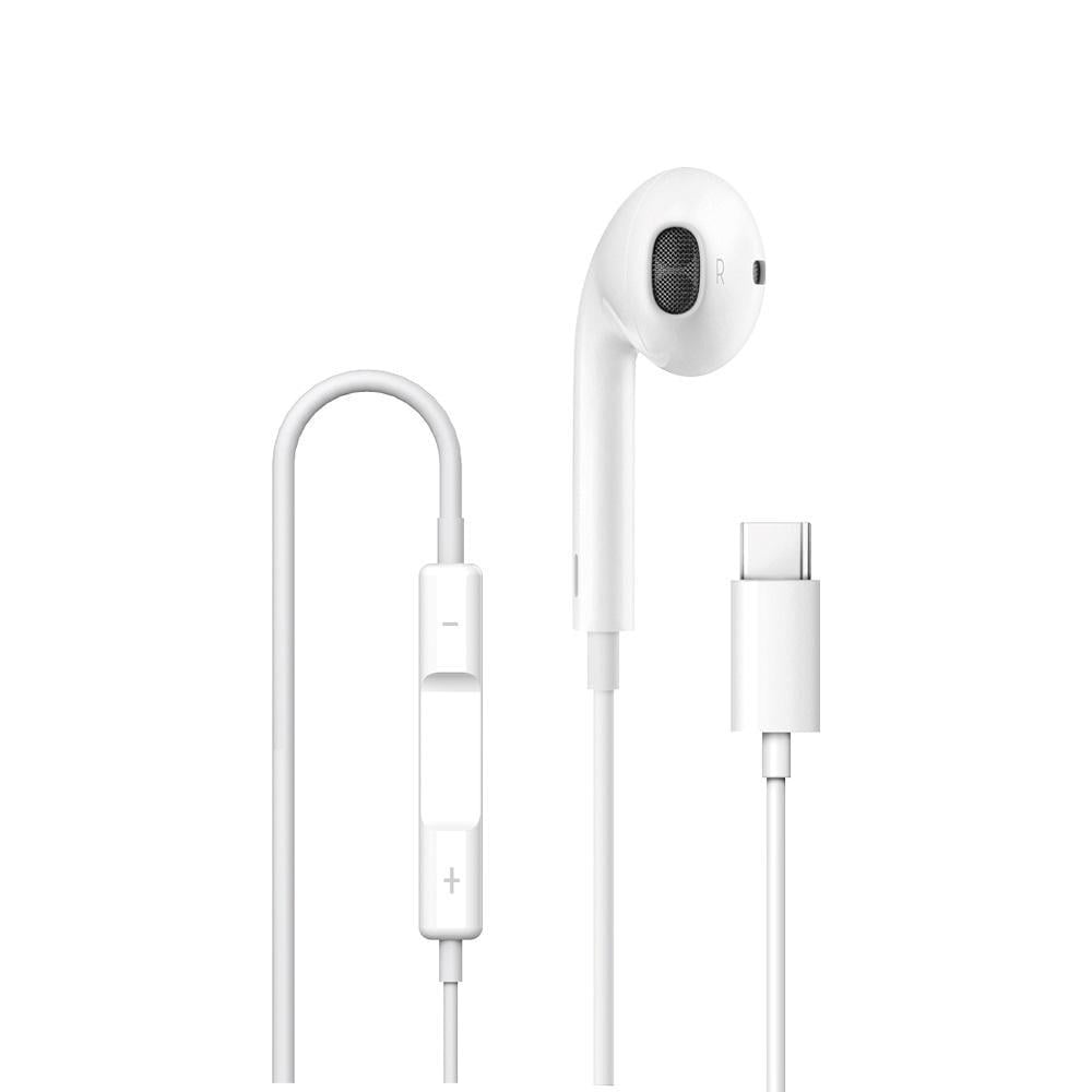 наушники проводные WIWU EB307 Solobuds Wired Earbuds Type-C 1,2 м White (6977703654745)