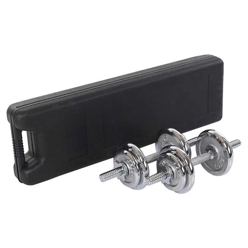 Набір гантелі розбірні в кейсі TA-9639 15 кг Срібний (56363256) - фото 6 Набір гантелі розбірні в кейсі TA-9639 15 кг Срібний (56363256) - фото 6