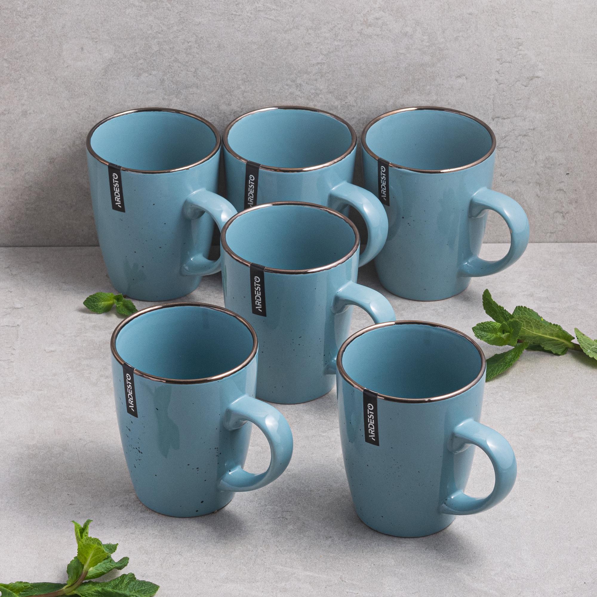 Набор Ardesto Bagheria Misty blue 360 мл 6 шт. (AR2936BGC)