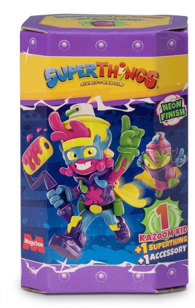 Игровой набор SuperThings Neon Power Казум-кид Фиолетовый (IG-173-N-785)
