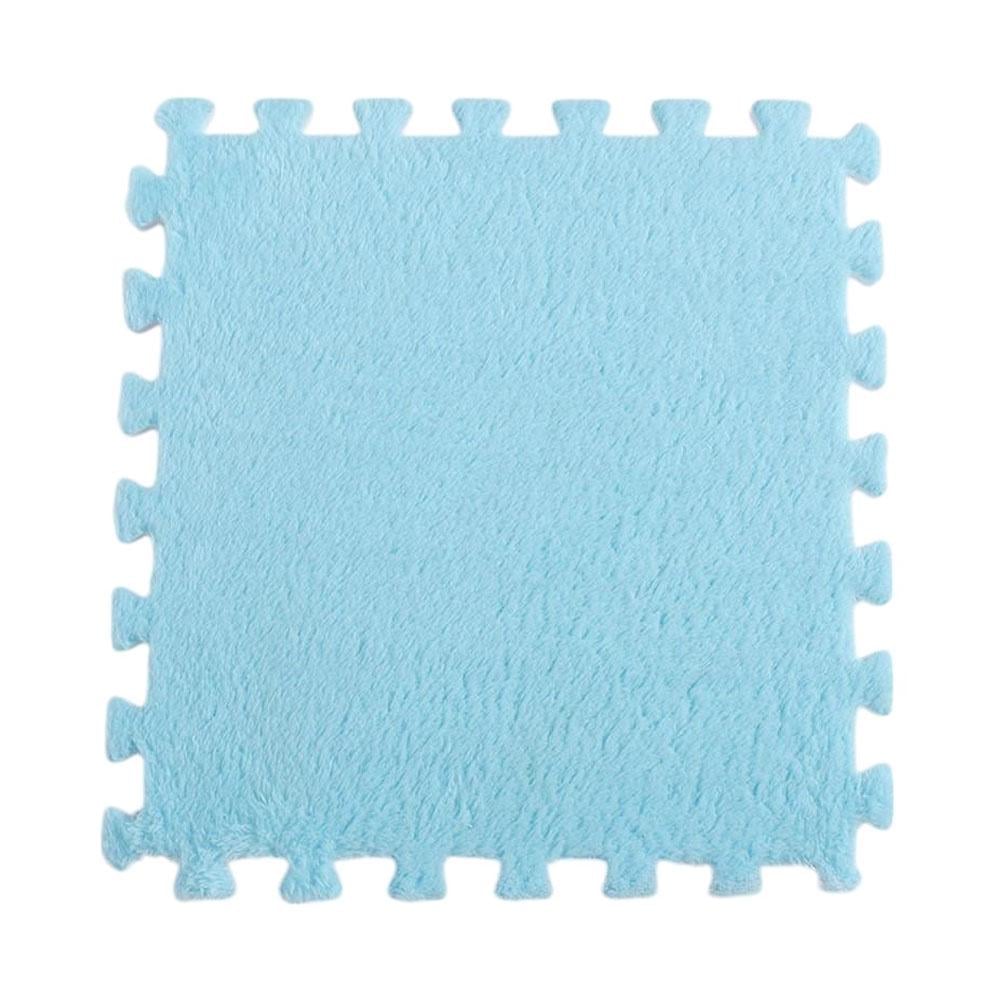 Коврик-пазл мягкий напольный 30x30 см Голубой (NR0284_1)