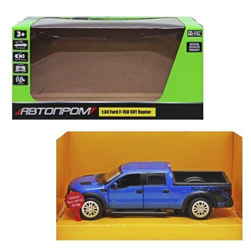 Игрушка машинка металлическая Ford F-150 SVT Raptor Синий (2987468502)