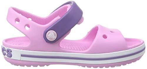 Босоножки Crocs Crocband Sandal Kids р. C8/EUR 24-25 Carnation/Amethyst (7155925). - фото 2