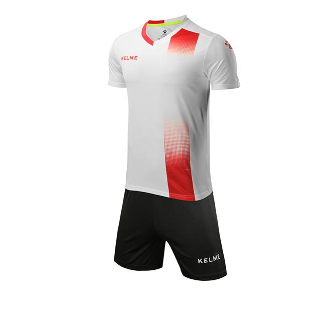 Комплект футбольной формы Kelme Alicante к/р M Белый/Красный