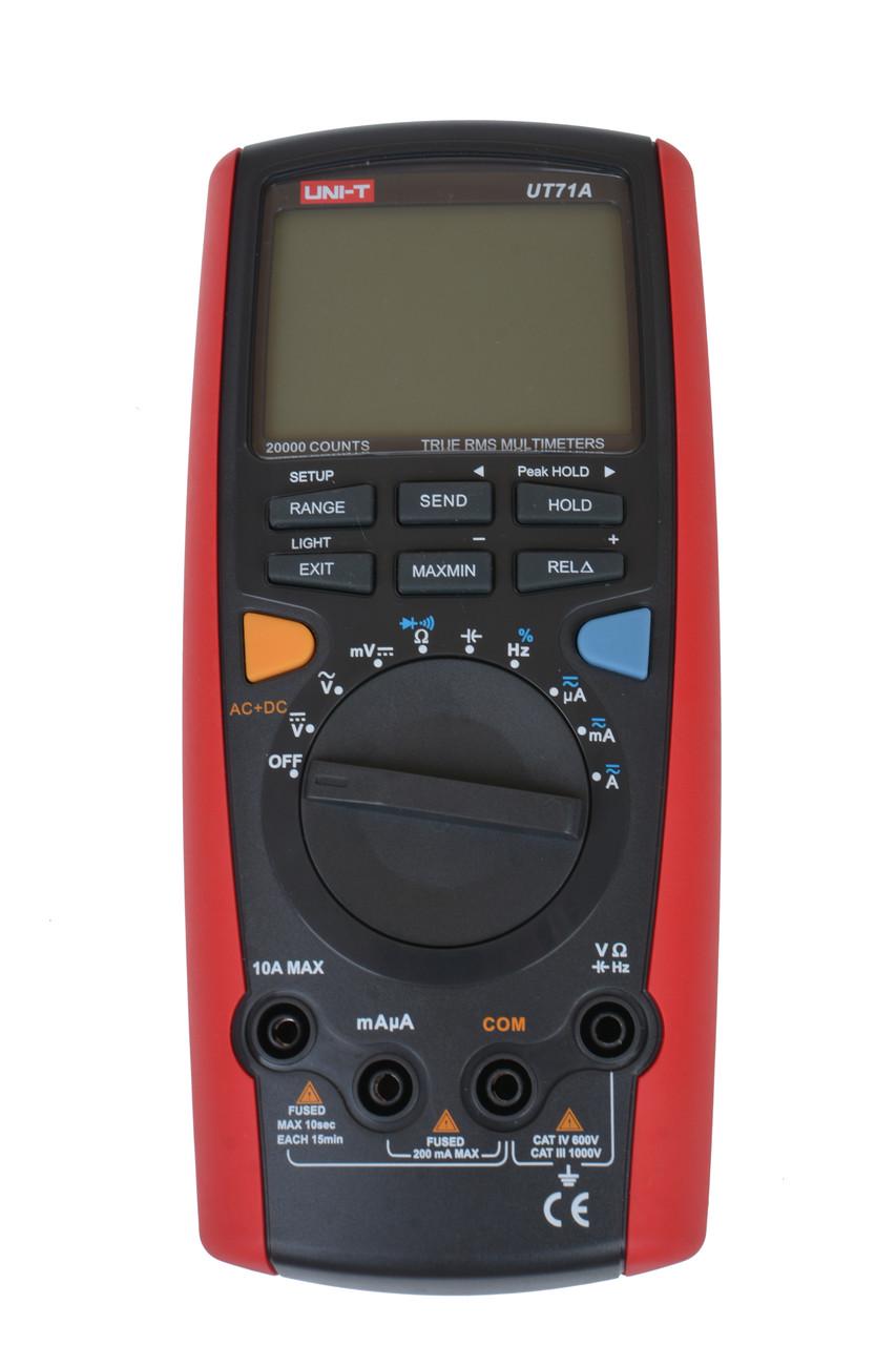Мультиметр універсальний переносний UNIT UT71A Червоний (3-9-66-082)