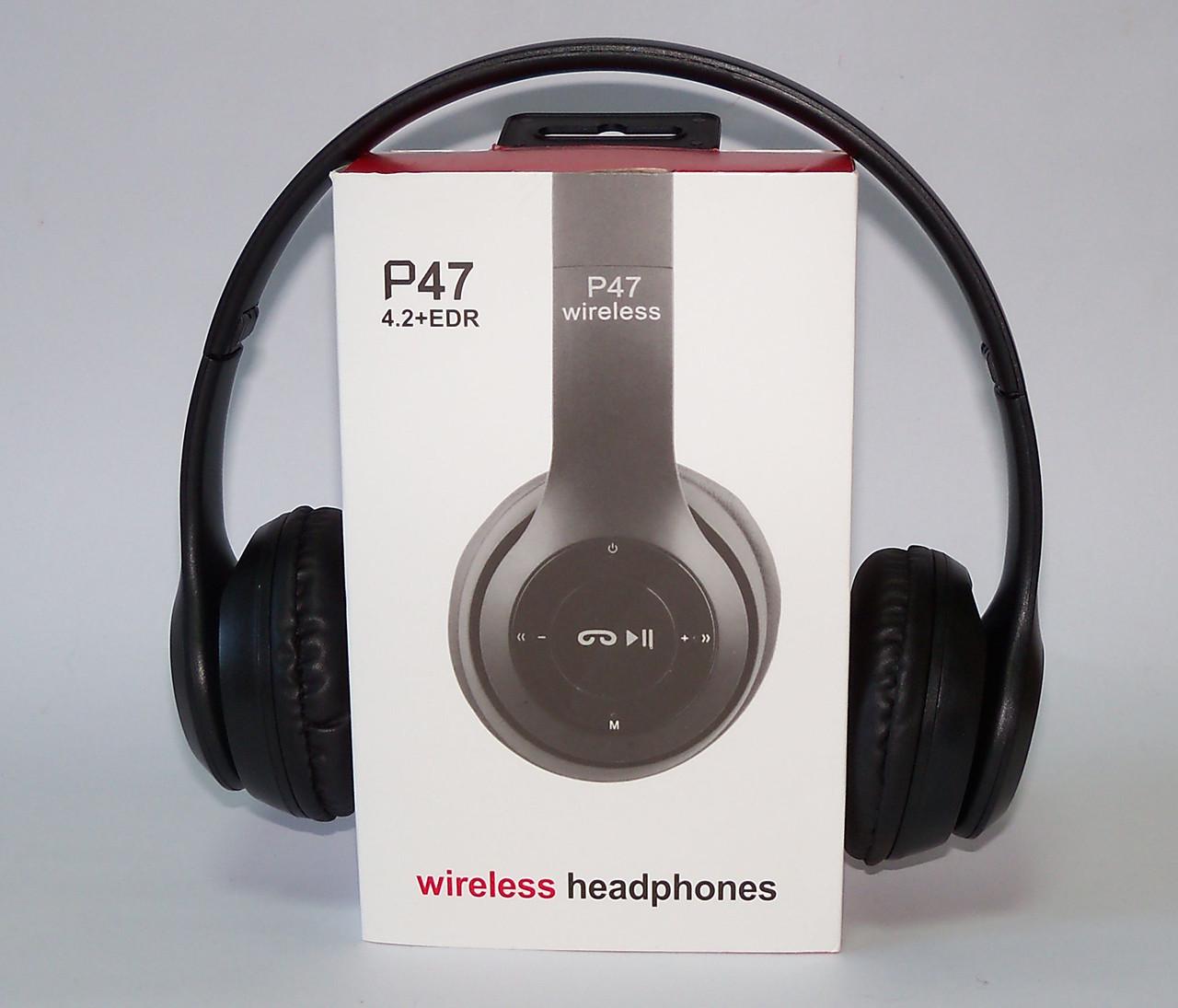 Навушники бездротові Beats solo 2 P47 4.1+EDR Wireless bluetooth Чорний (882055669) - фото 4