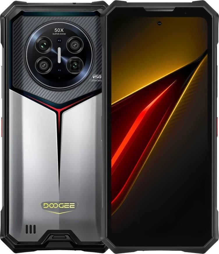 Смартфон Doogee V50 5G 12/256 Гб Global Version Night Vision Arctic Silver (3129771379)