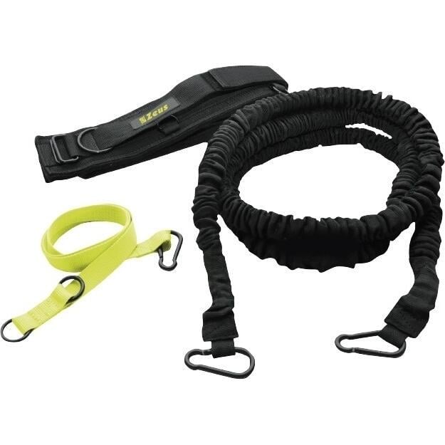 Эспандер для тренировок Zeus SET ELASTICO 360 Черно-лаймовый (Z01951)