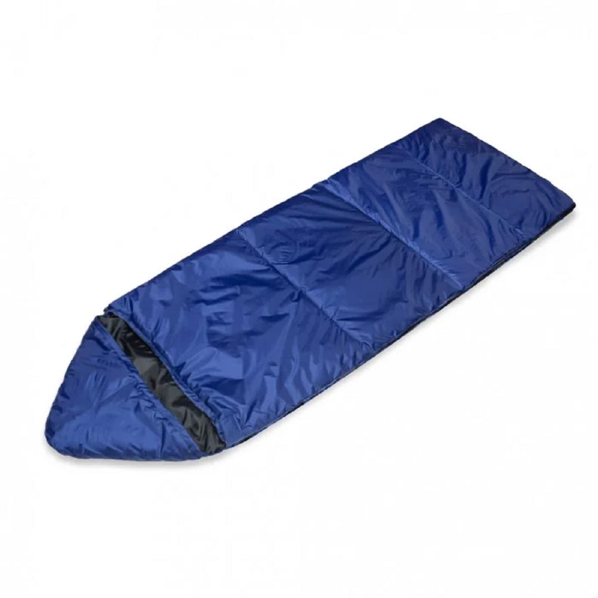 Мешок-одеяло comfort 250 спальный с капюшоном 250г/м2 220х76 см t от -5 до 10 Синий (A00073)