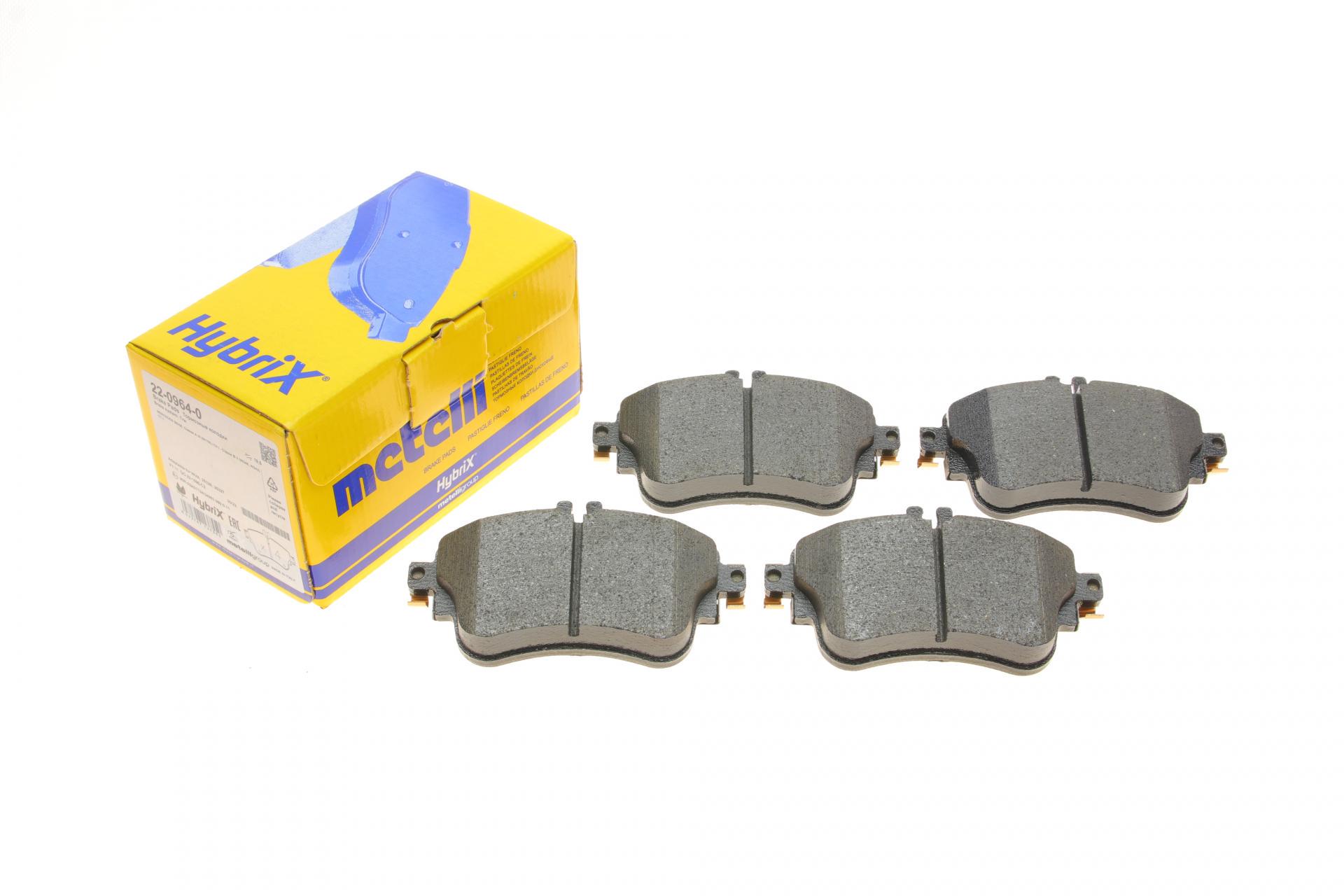 Колодки тормозные передние METELLI MB A-class W176/B-class W246 11-18 (22-0964-0 METELLI)