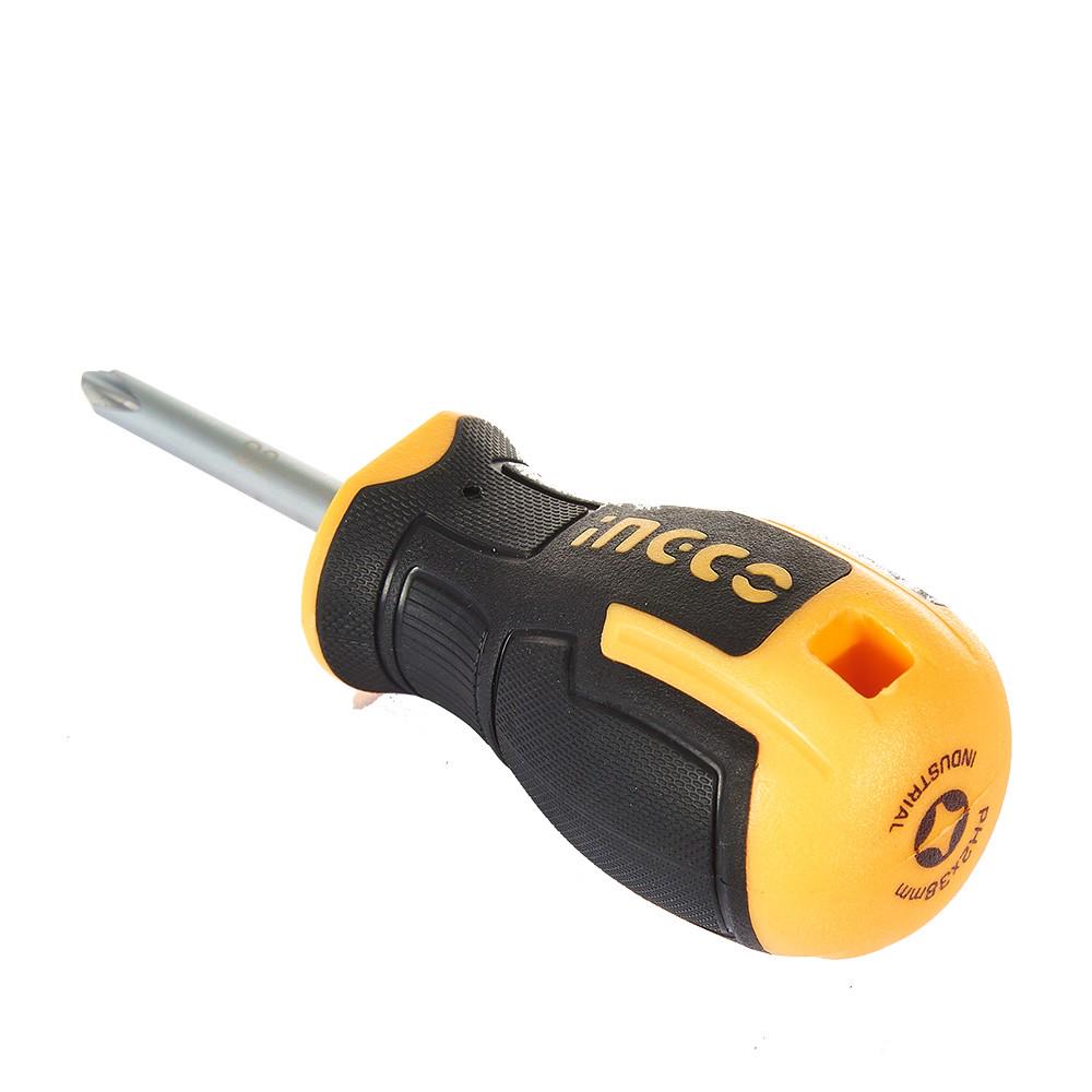 Викрутка хрестова INGCO Industrial HS68PH2038 S2 PH2х38 мм