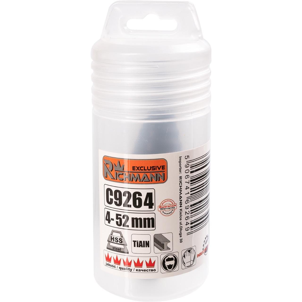 Свердло по металу ступінчасте Richmann 4 - 52 мм (C9264) - фото 2 Свердло по металу ступінчасте Richmann 4 - 52 мм (C9264) - фото 2