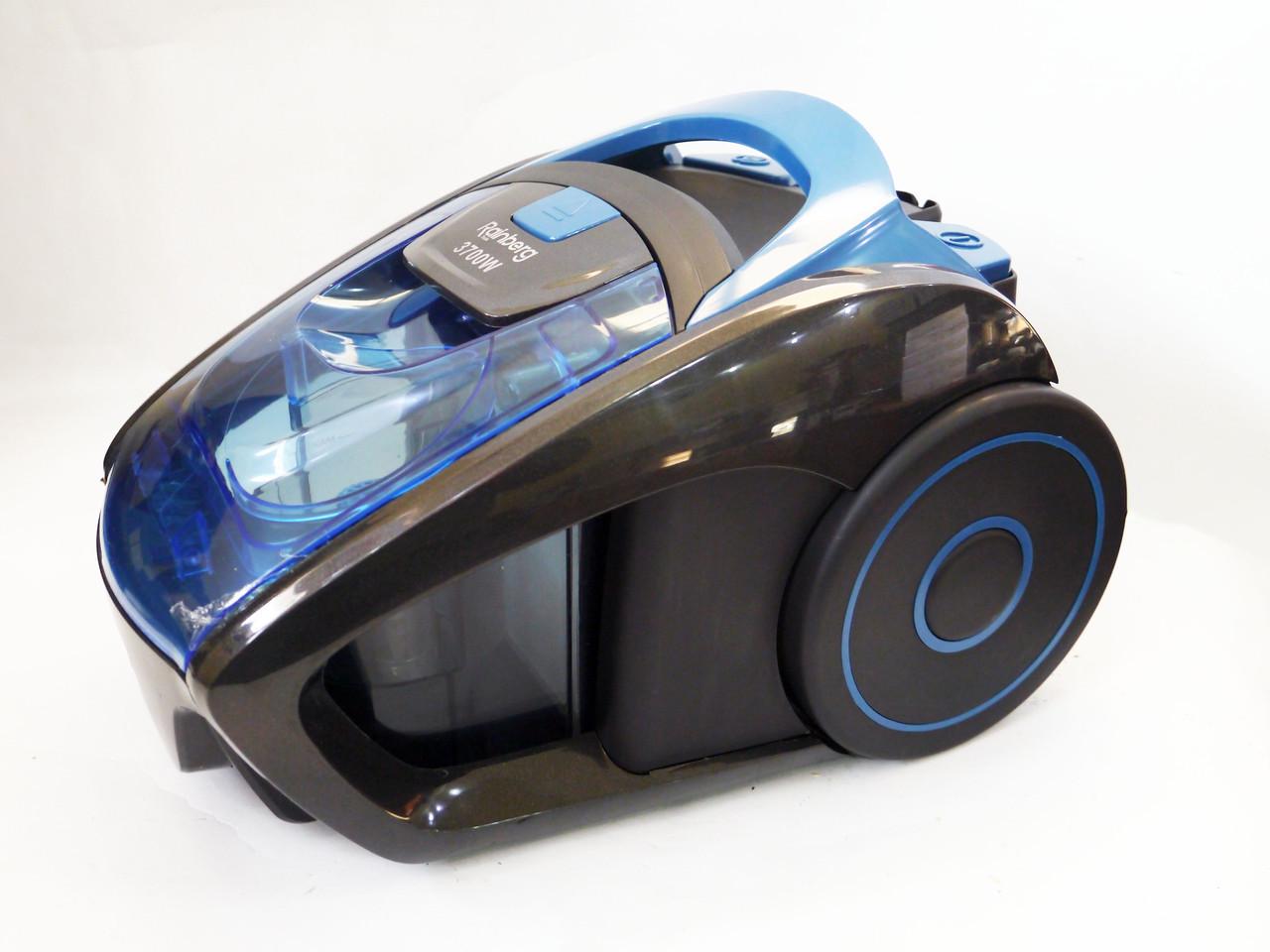 Пилосос без мішка Rainberg RB-652TB 3700W 2,5L Blue + ТУРБОЩЕТКА