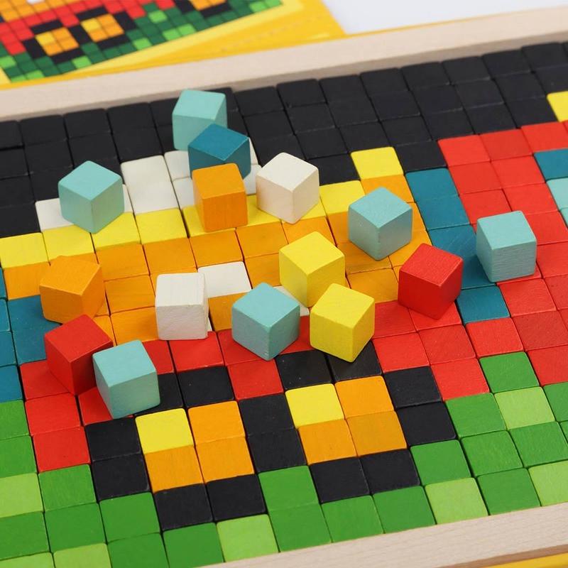 Мозаїка дитяча дерев'яна Cubika Машинки 400 деталей (14903) - фото 3