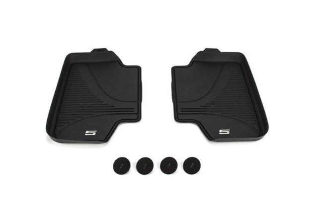 Коврики в салон BMW 5 G30 2017- с бортом задние 2 шт. Черный (51472446336)