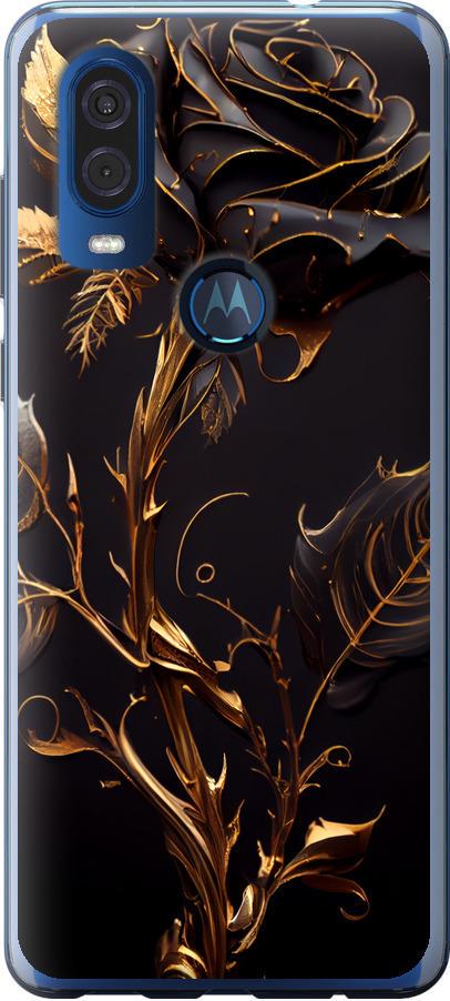 Чехол на Motorola One Vision Роза 3 (5552u-1782-42517) Чехол на Motorola One Vision Роза 3 (5552u-1782-42517)
