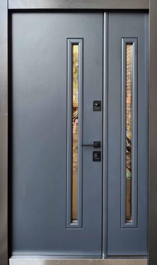 Входная дверь Straj PROOF Slim-S улица 1220х2050 мм Антрацитовая, - фото 2