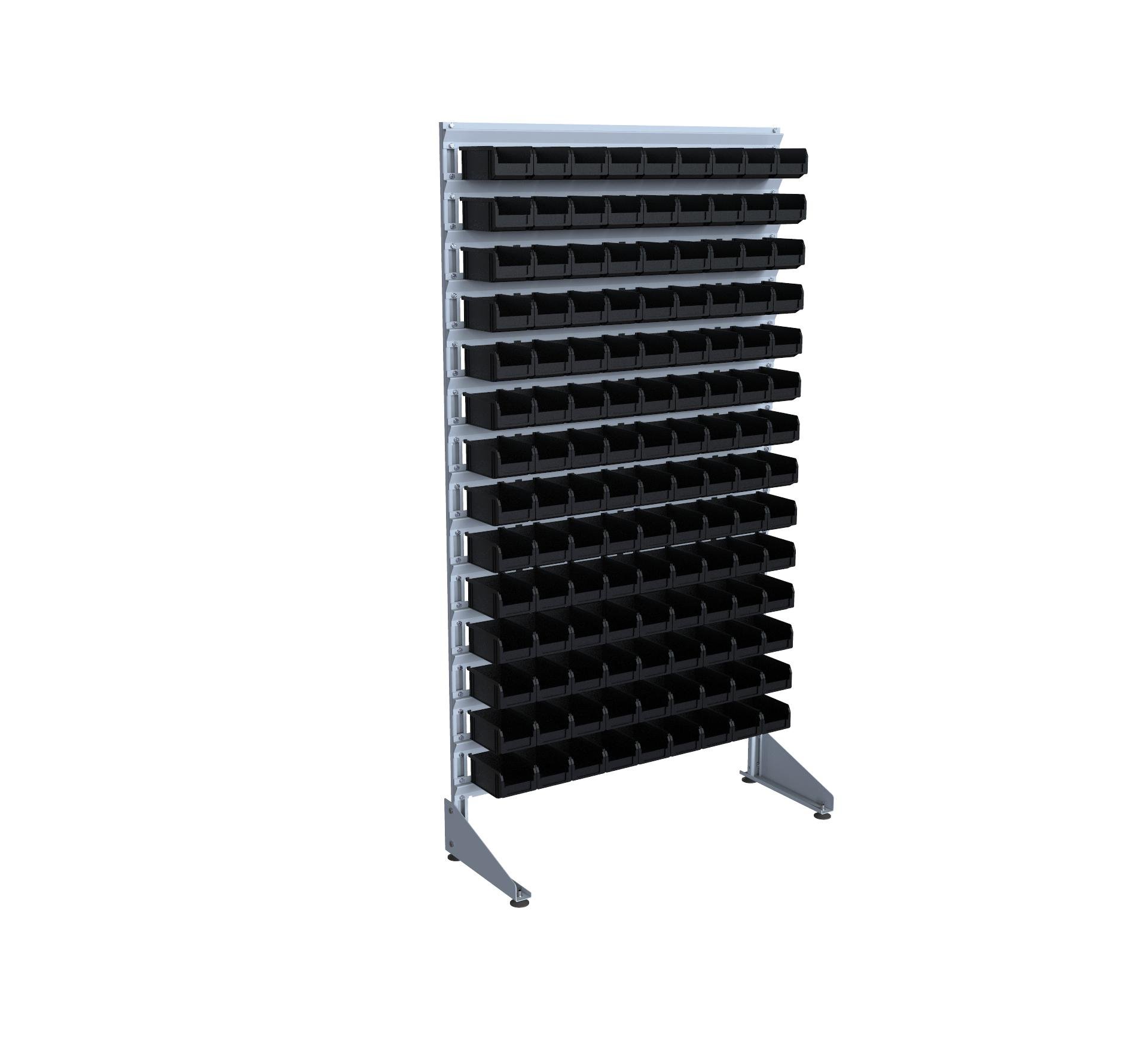 Стелаж для метизів OS-18/13 Ч 350x1800x1000 мм (120007)