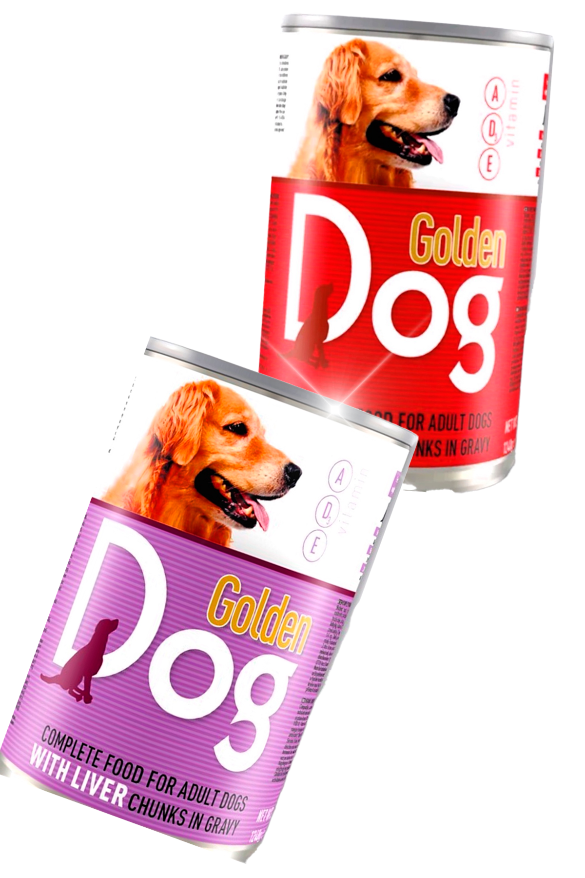 Корм вологий для собак Golden dog Печінка та яловичина 2 шт. 415 г (338864209)