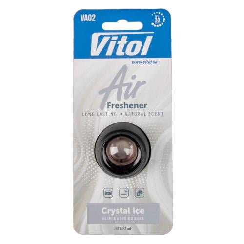 Ароматизатор для авто Vitol Air Crystal Ice на дефлектор (23194319)
