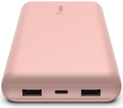 Портативное зарядное устройство Belkin Boost Charger 20000 mAh 15W Rose Gold (BPB012BTRG) - фото 3