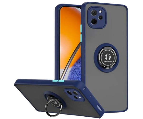 Чехол-накладка TPU Color Matte Ring для Huawei Nova Y61 Синий