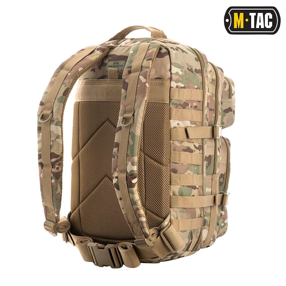 Рюкзак штурмовой M-TAC Assault 40 л 52x29x28 см Мультикам (9028) - фото 10