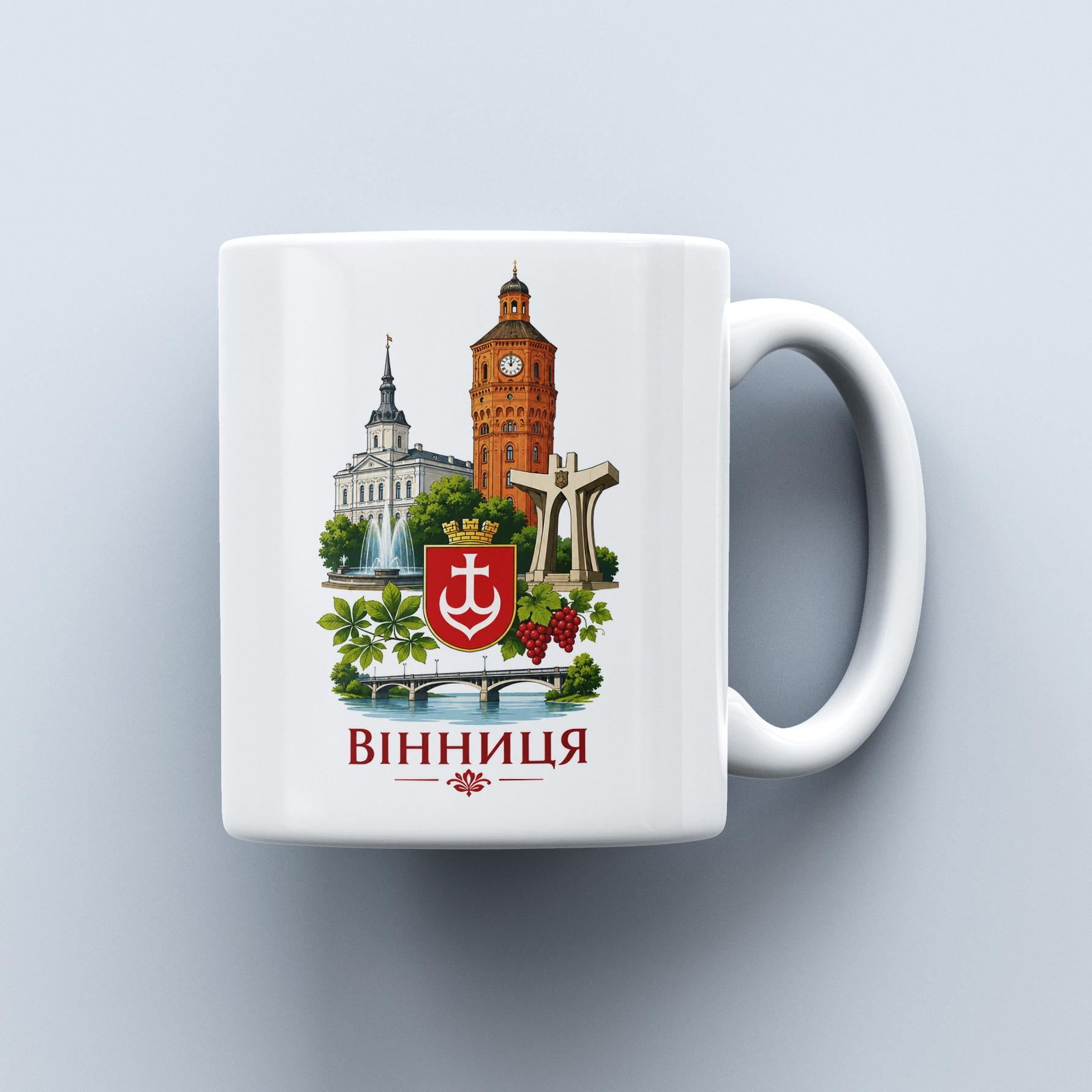 Чашка с символикой города Винница 330 мл