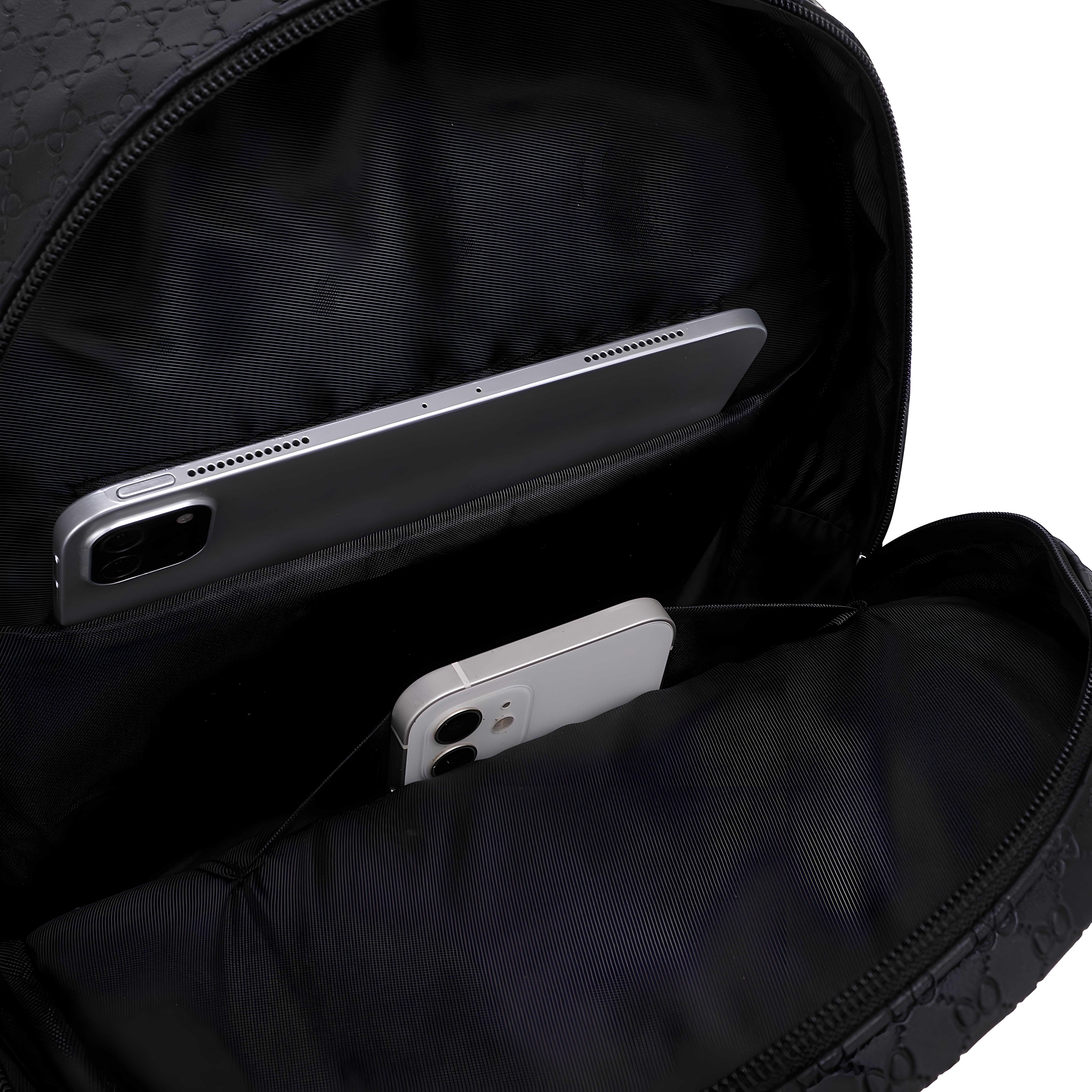 Рюкзак женский повседневный 30х15х36 см Черный (2255) - фото 13