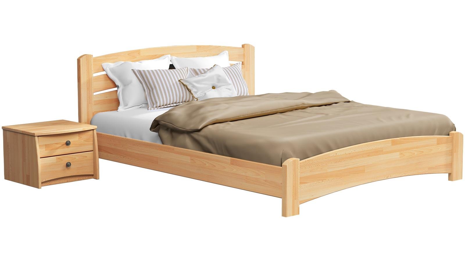 Кровать деревянная Венеция Люкс 160х190 см Бук Кровать деревянная Венеция Люкс 160х190 см Бук