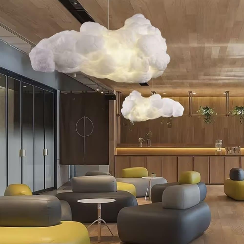 Подвесной светильник с плафоном-облаком 150 см (MJ213-1500) - фото 1 Подвесной светильник с плафоном-облаком 150 см (MJ213-1500) - фото 1