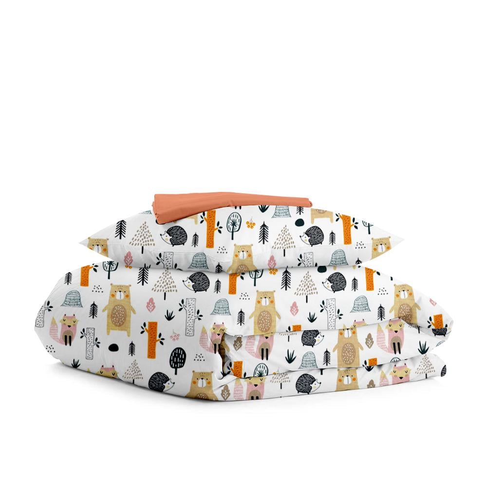 Подростковое постельно бельё FOREST DOTS TERRAKOT