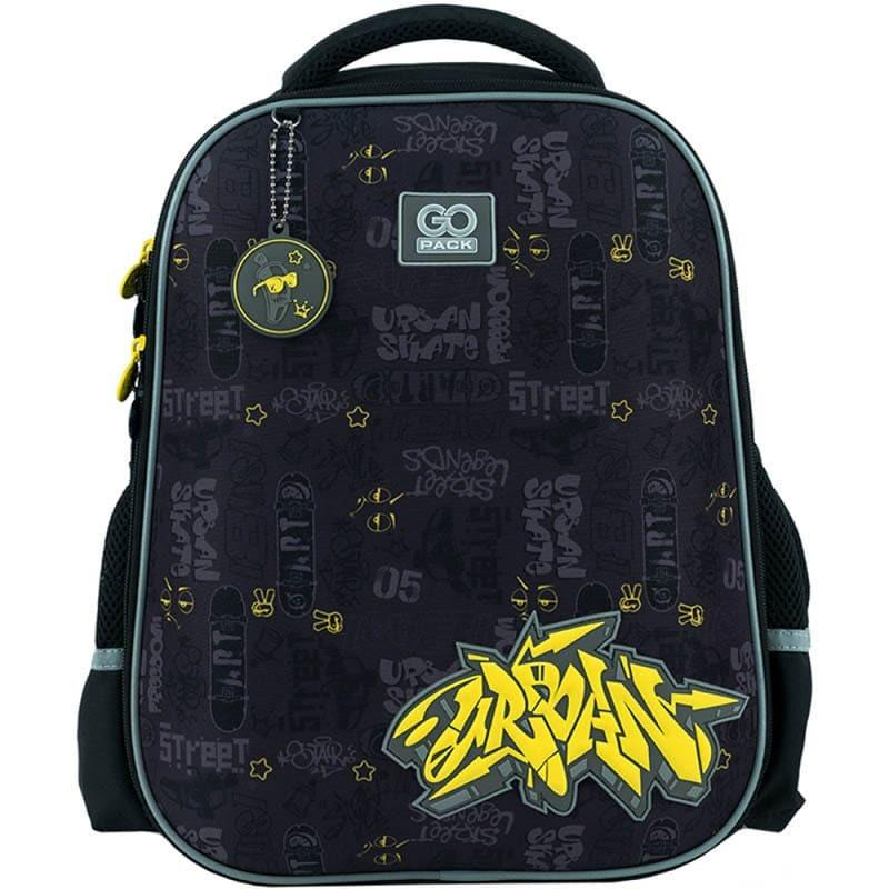 Школьный рюкзак полукаркасный GoPack Education Urban 15 л Серый (GO24-165M-6)
