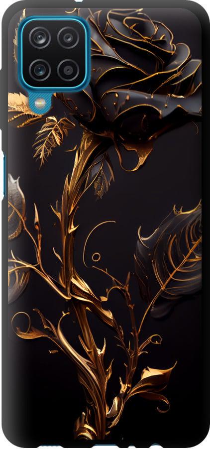 Чехол на Samsung Galaxy A12 A125F Роза 3 (5552b-2201-42517) Чехол на Samsung Galaxy A12 A125F Роза 3 (5552b-2201-42517)