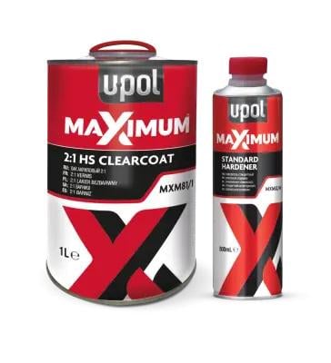 Лак акриловый U-POL Maximum 2:1 HS 1 л + 500 мл (MXM81/1+MXM32/M)