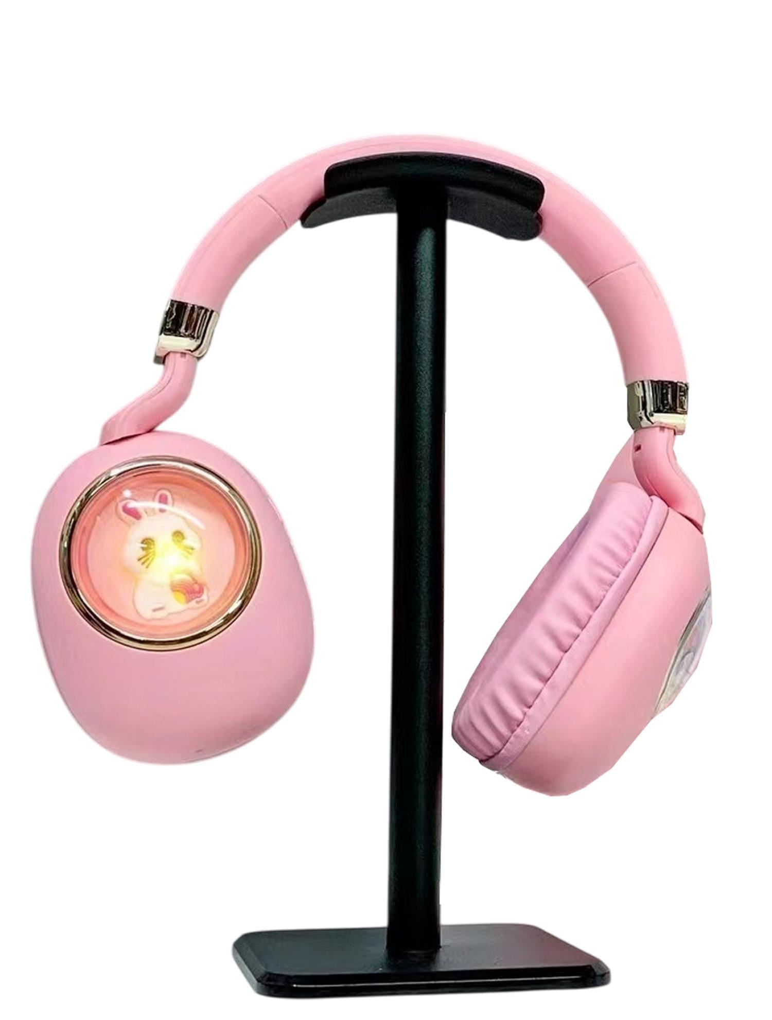 Накладные наушники детские беспроводные CatEar RGB 892 Bluetooth Pink (35047782)