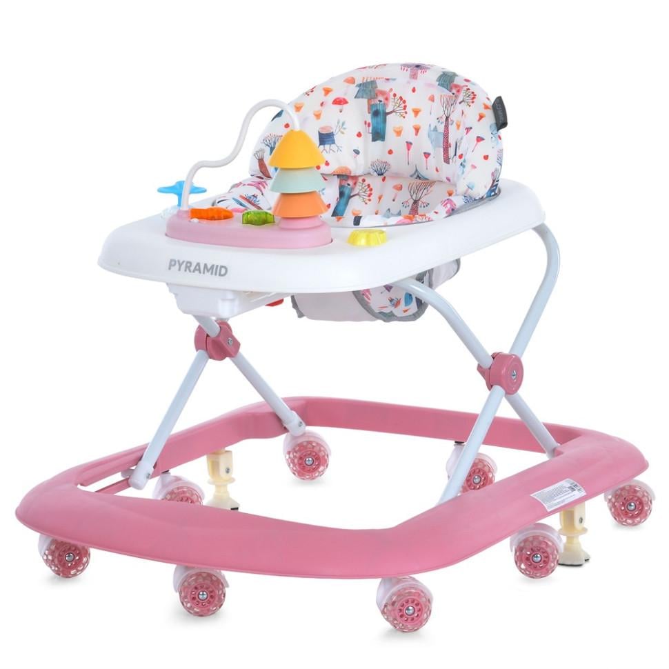 Ходунки El Camino до 15 кг материал комбинированный музыкальные 64x60x54 см Розовый (KH-156-H-46)