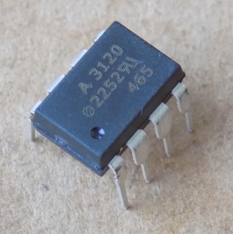 Оптрон HCPL3120 A3120/HCPL3120-000E/DIP8 (30249)