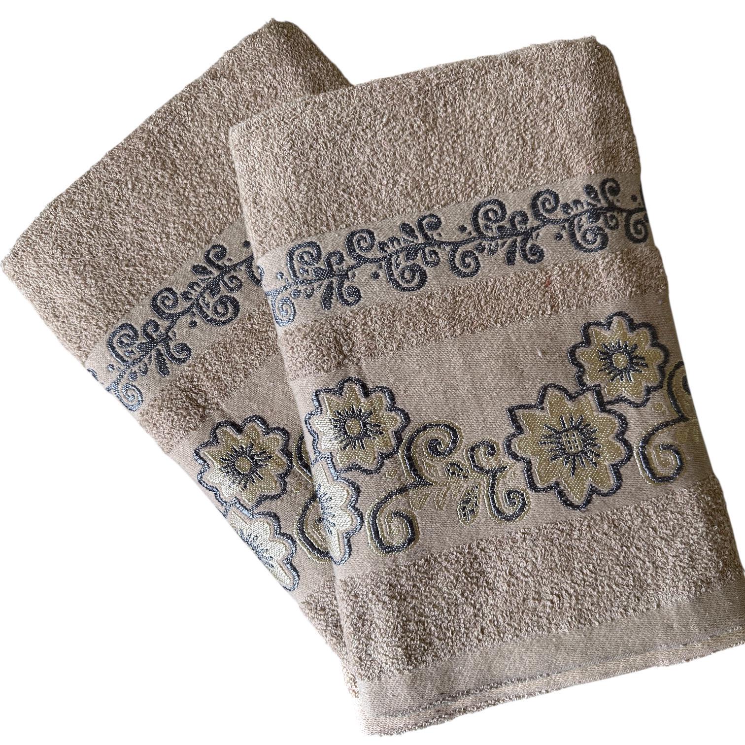 Полотенце махровое Malloory Home 70x140 см Бежевый (95-385-2) - фото 1