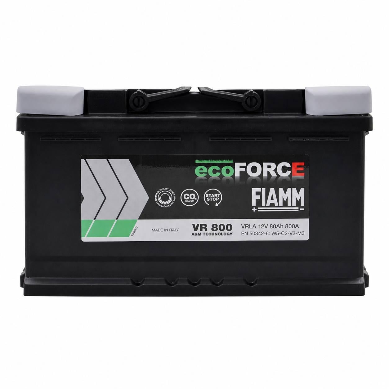 Аккумулятор автомобильный Fiamm AGM 80 Ah 800A R+ 12V (3146081858)