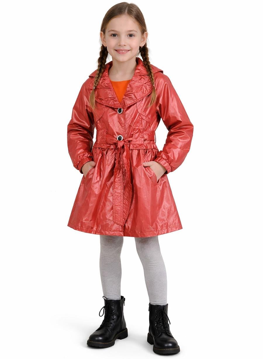 Плащ для дівчинки на флісі Ygsh 031 140 см Бронзовий (129401_140)