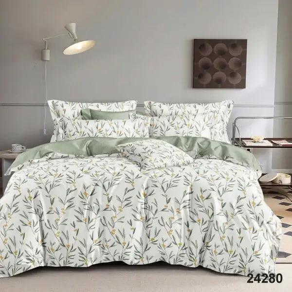 Комплект постельного белья Viluta 24280 с простыней на резинке двуспальный (1065) Комплект постельного белья Viluta 24280 с простыней на резинке двуспальный (1065)