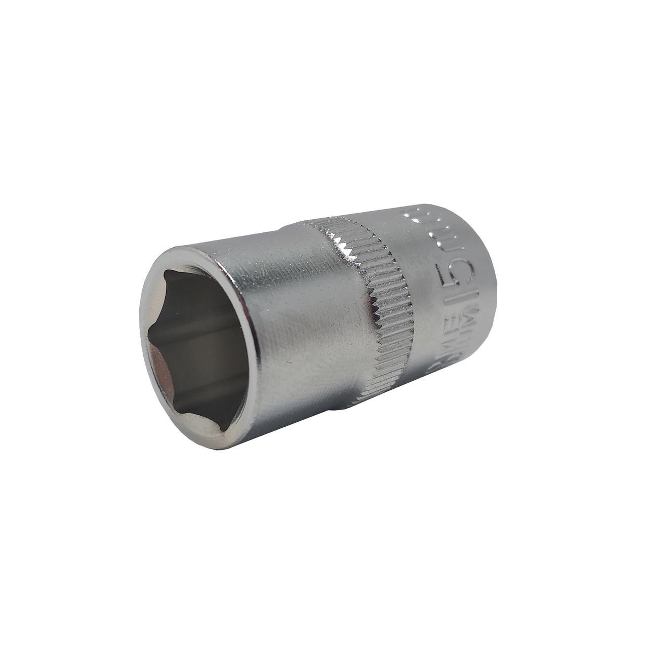 Головка шестигранная 15 мм квадрат 1/2" HORSAY Hard из хромванадиевой стали 50BV30