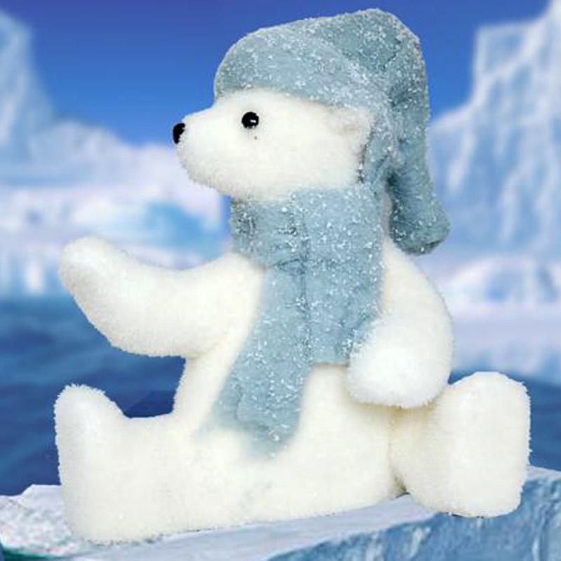 Фигурка Мишка в шапке h 31 см