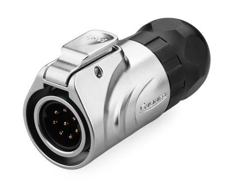 Разъем герметичный розетка/штекер CNLINKO 8 pin 5A 250V IP67 (LP-16-C08PE-03-001 LP-16-J08SX-0) - фото 4