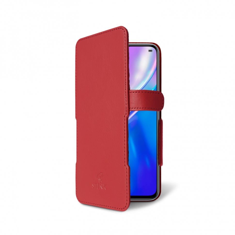 Чехол книжка Stenk Prime для Realme X2 Красный (66620)
