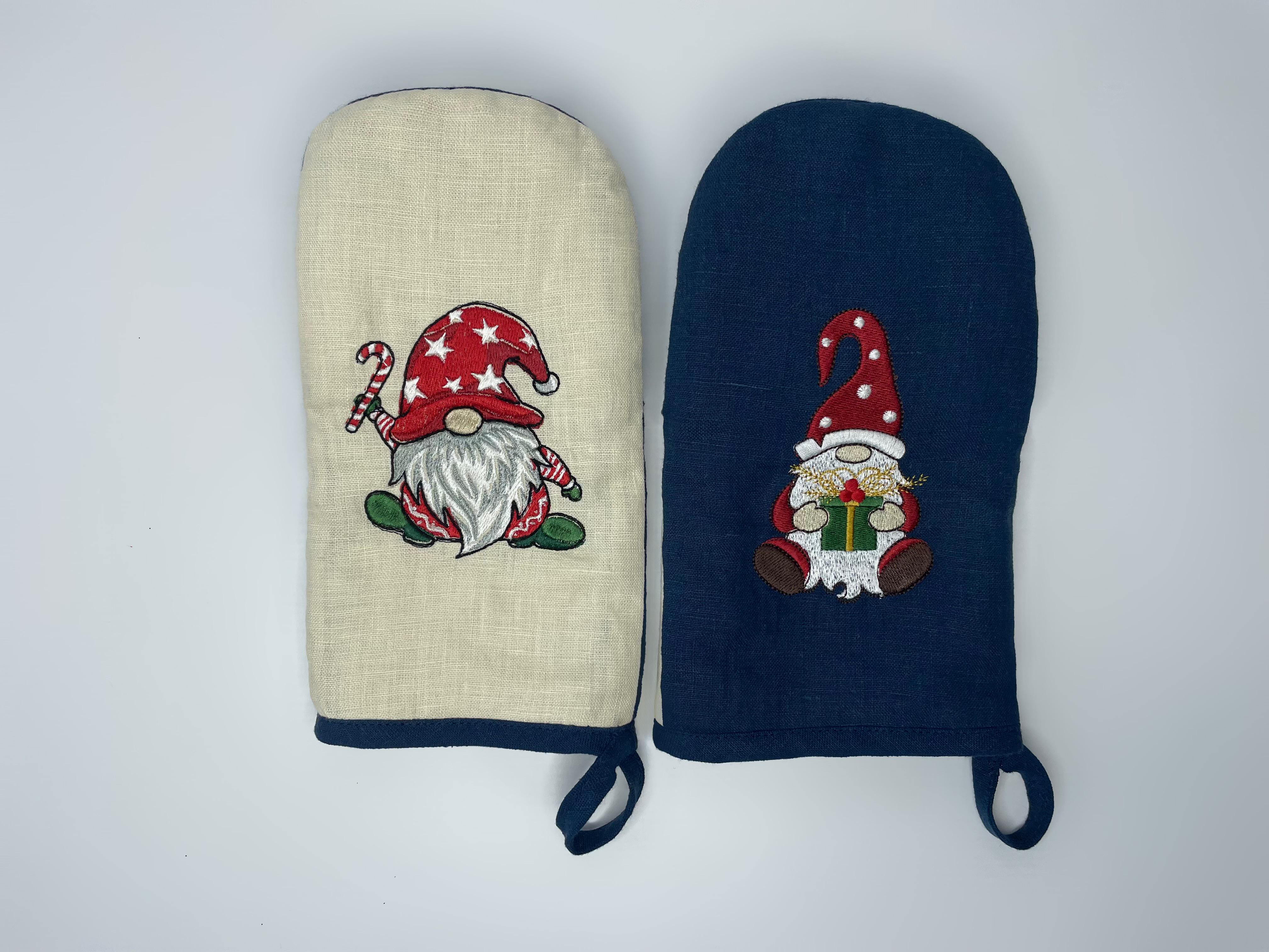 Комплекты с вышивкой Гном 2 платка/2 фартука/2 перчатки (30101256) - фото 5 Комплекты с вышивкой Гном 2 платка/2 фартука/2 перчатки (30101256) - фото 5